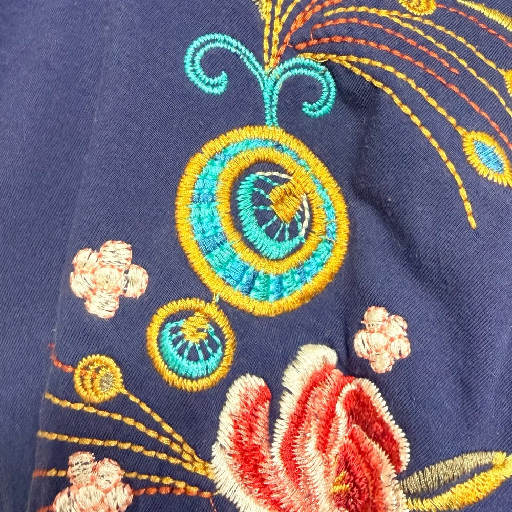 Johnny Was - Floral Shula French Terry Zipup Sweatshirt - Picture 9 of 12